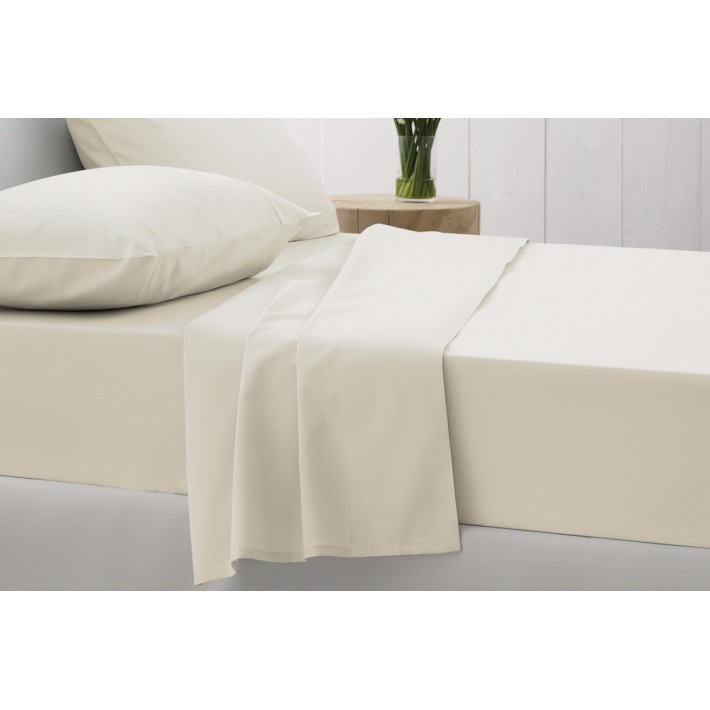 Chalk 500tc Cotton Sateen Fitted Sheets